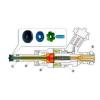 SKF 729101B OIL INJECTOR KIT 3000 BAR (300 MPa) WITH ACCESSORIES -FREE SHIPPING-