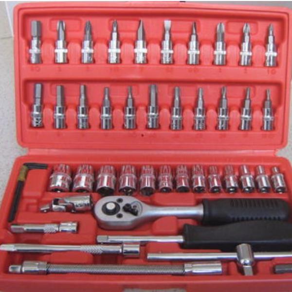 23 PCs Front Wheel Drive Bearing Removal Adapter Puller Pulley Tool Kit W/Case #1 image